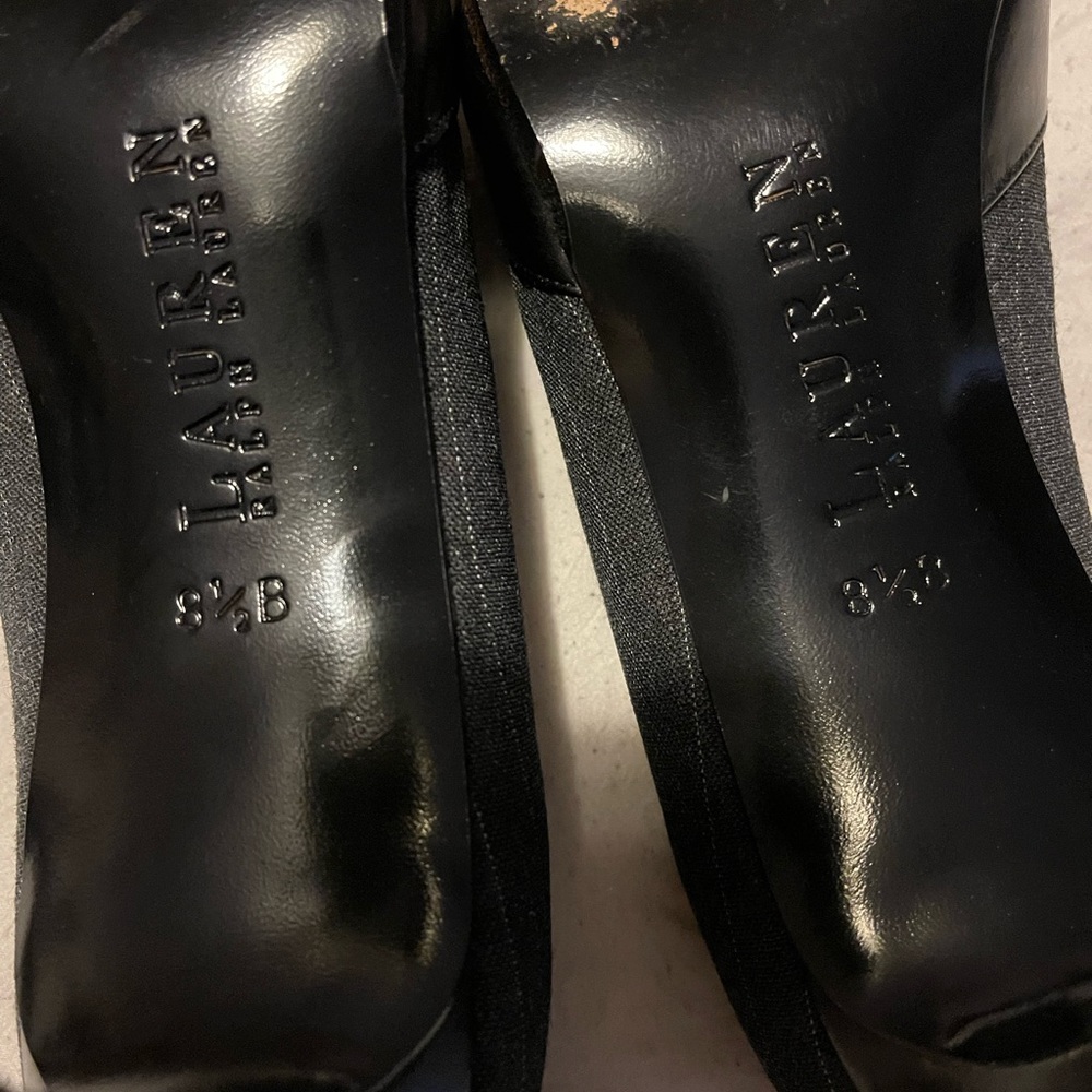 Lauren Ralph Lauren size 8 1/2 Gray and black - Picture 11 of 12